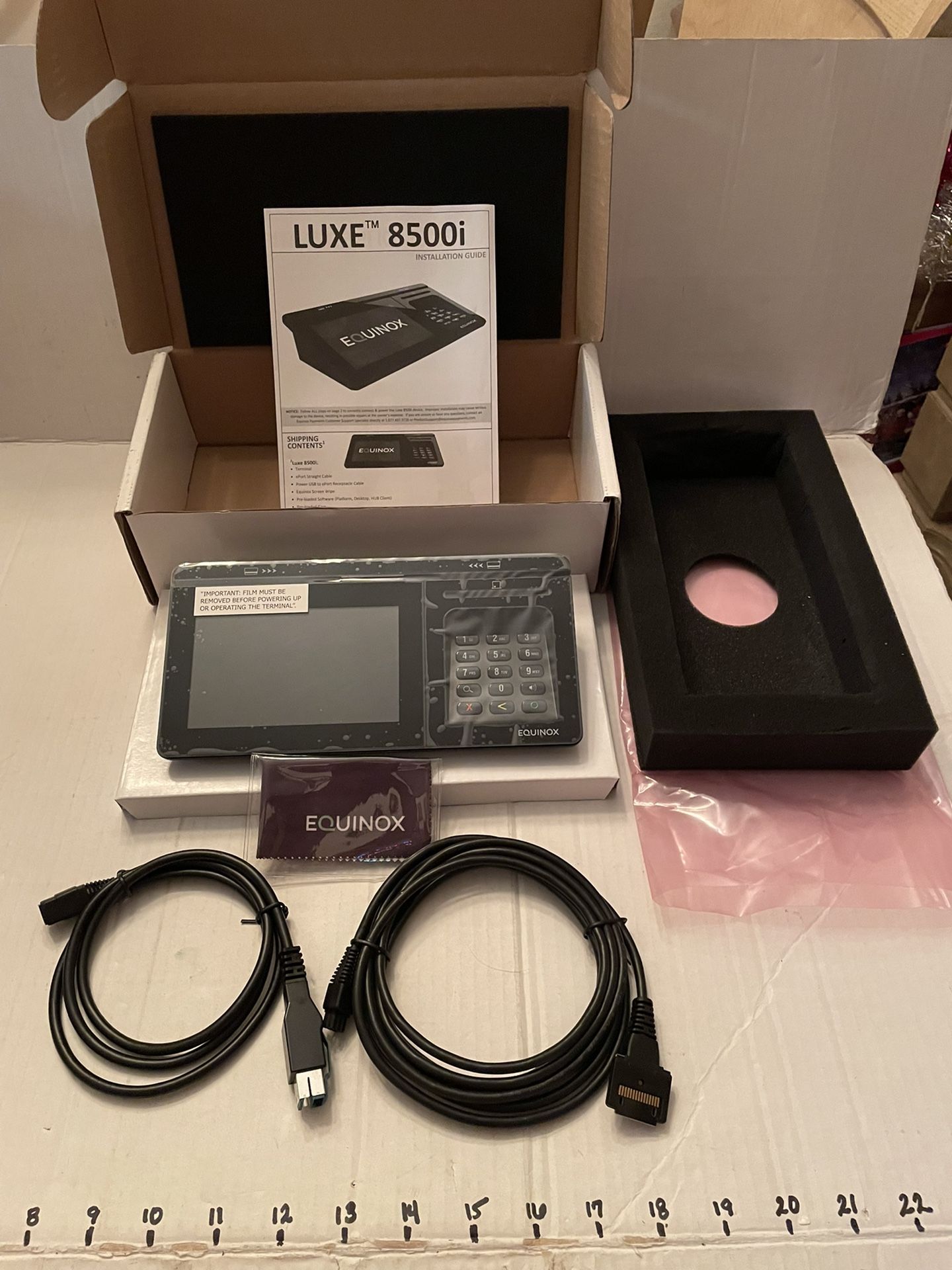 Equinox Luxe 8500i Touchscreen Payment Terminal