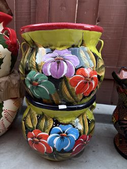 Macetas de Talavera y Decoraciónes ,diferentes diseños y diferentes $$presios .