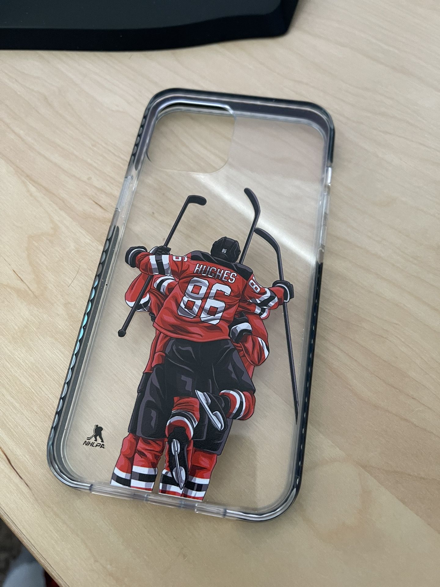 New Jersey Devils Jack Hughes iPhone 12 Pro Max Redzone Case