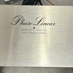 Phase Linear 200 Series 2 Amplifier
