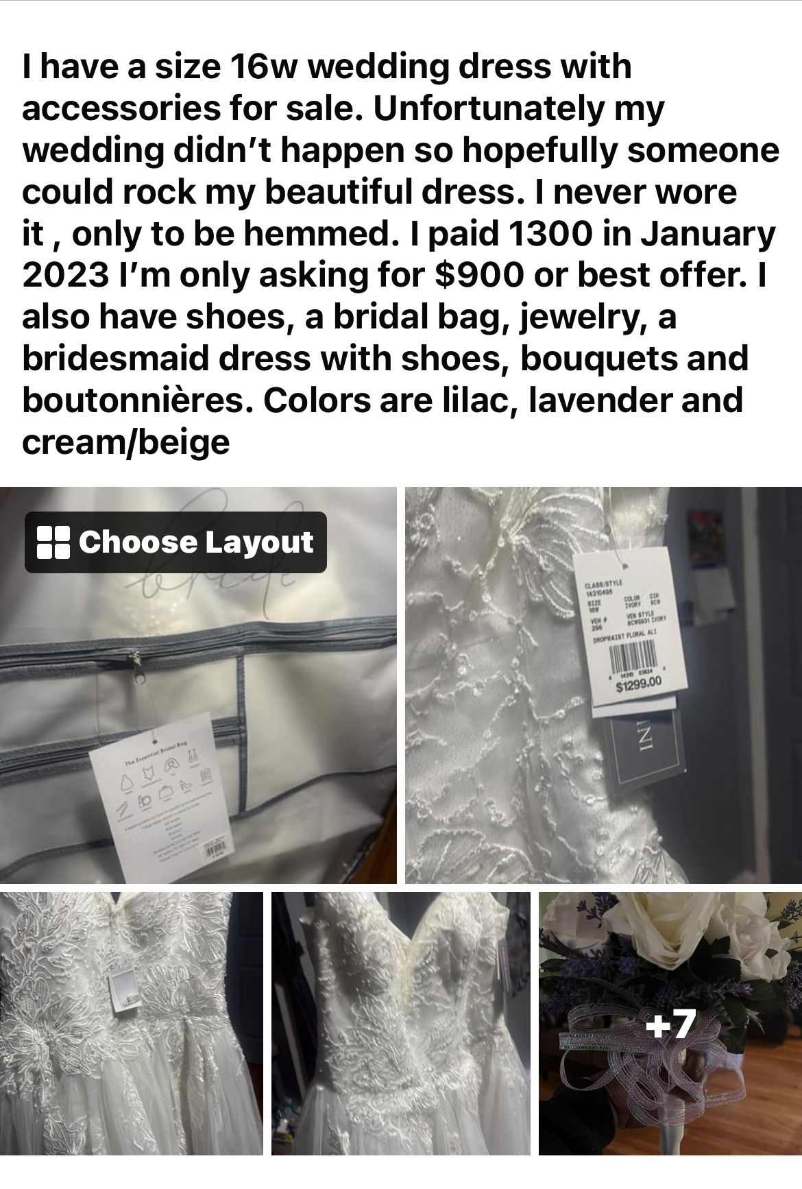 Wedding Gown/Accessor