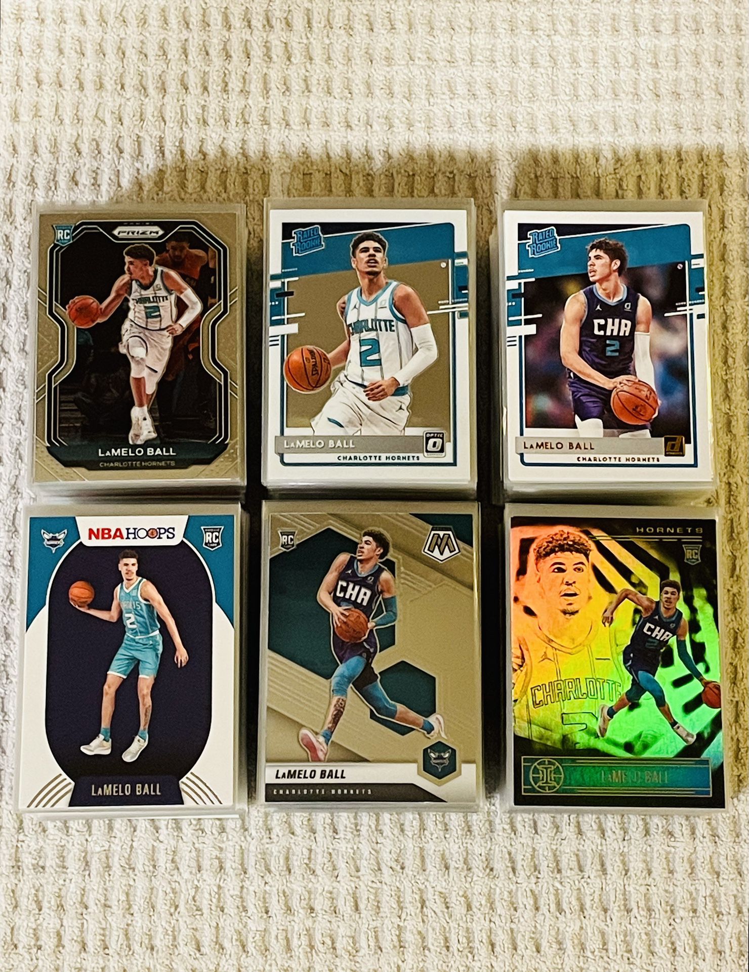 Charlotte Hornets 375 Card Basketball Lot! Rookies, Prizms, Parallels, Short Prints, Variations & More!