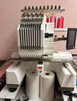 10 Needle Commercial Embroidery Machine