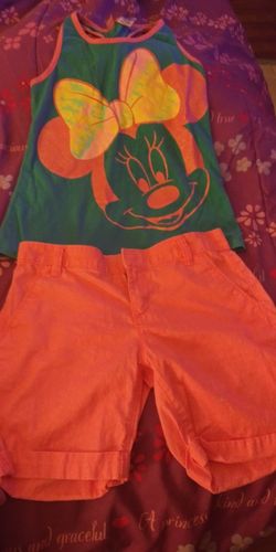 2 peices Minnie Mouse outfit