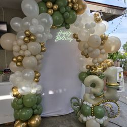 Birthday Arch Backdrop
