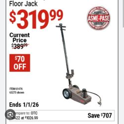 Heavy Duty 22 Ton/Hydraulic Floor Jack