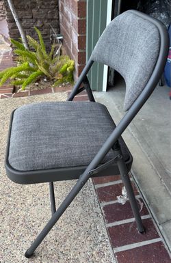 Deluxe Fabric Padded Folding Chair