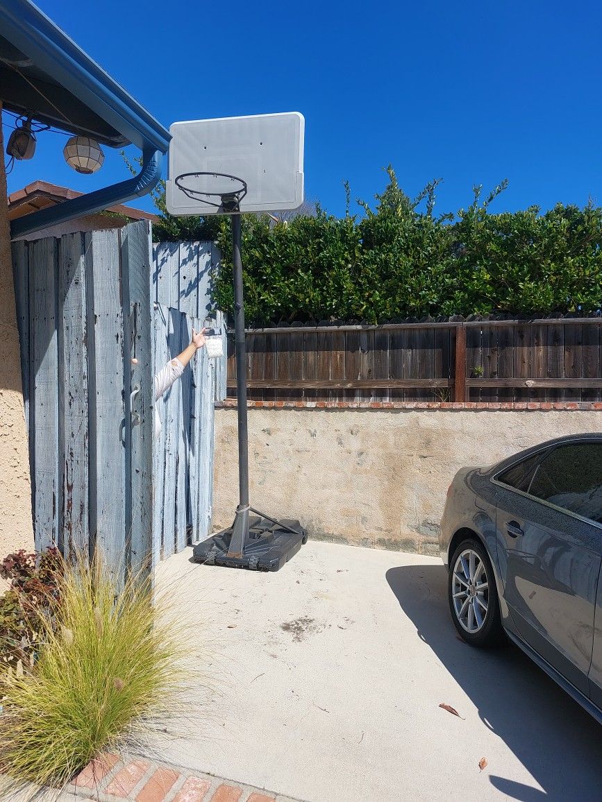Basketball Hoop With New Net
