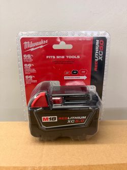 New Milwaukee M18 RedLithium XC5.0 Battery