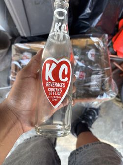 Coke Vintage Bottles With Crate 