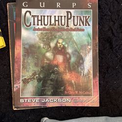 Dnd CtulhuPunk Gurps By Chris W. Mccubhin 