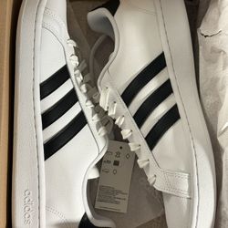 Adidas Grand Court Men Size 10.5 White Black