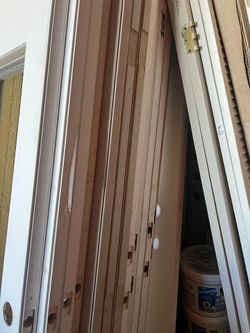 Out Side Doors  Metal Doors but they don't come with the front glass panels