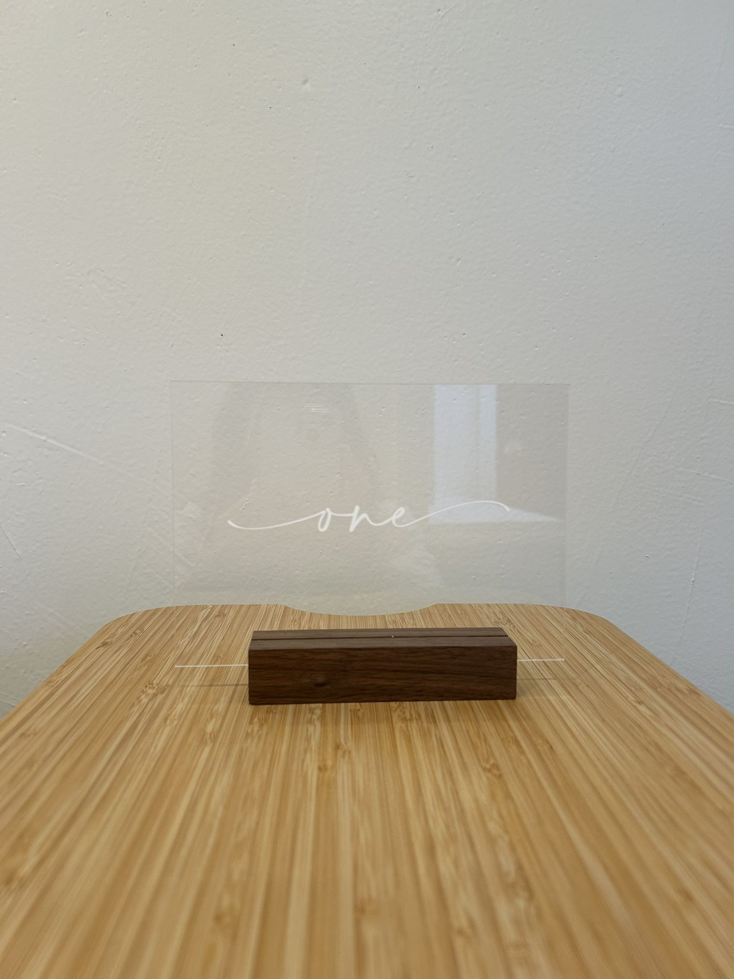 Table Numbers