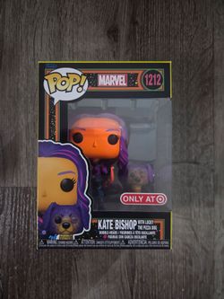 Funko Pop! Marvel: Kate Bishop #1212, Target Exclusive Blacklight