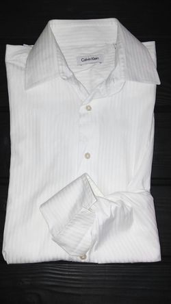 Calvin Klein Mens Dress Shirt size 15 1/2 - 32/33