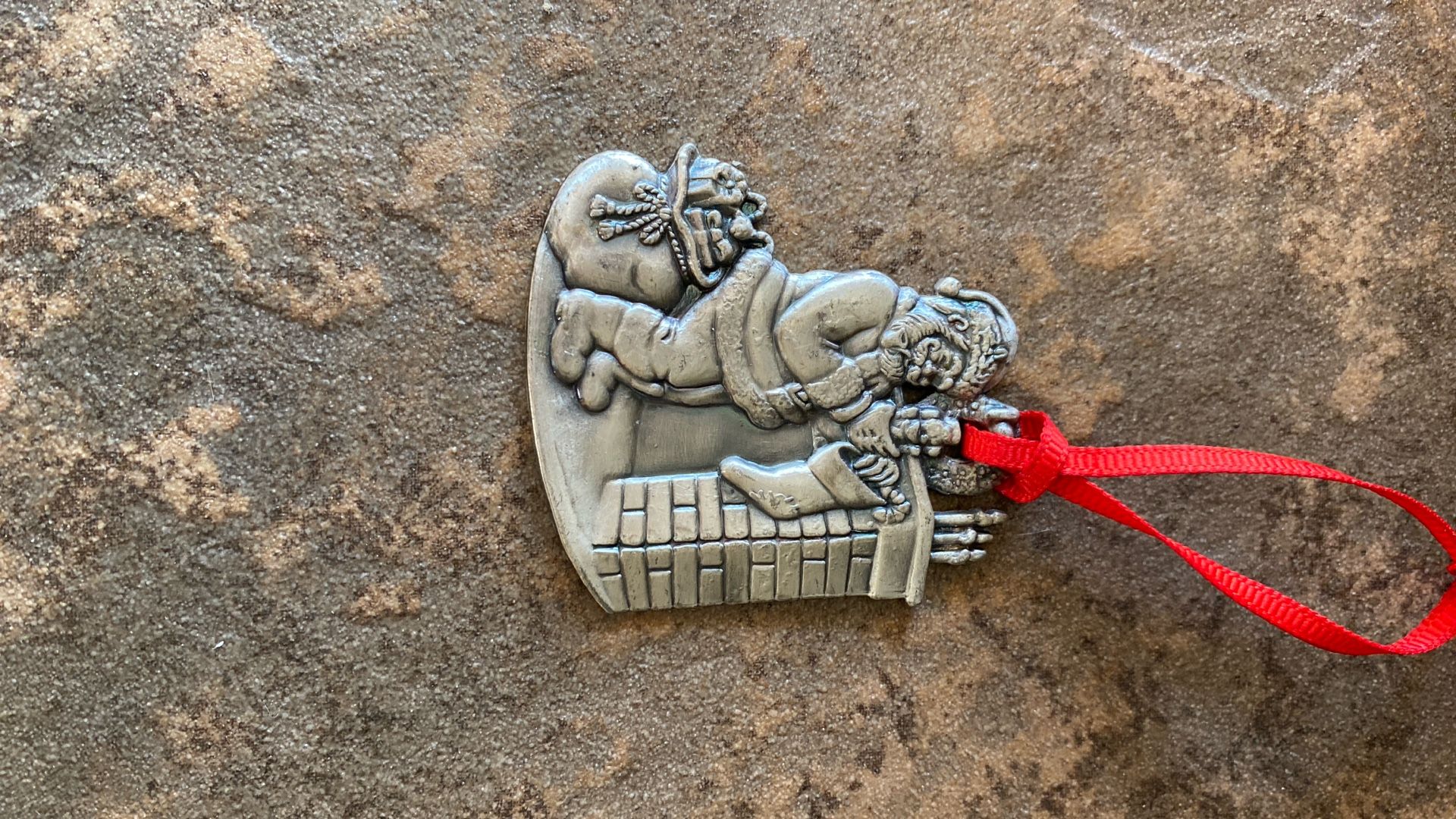 Pewter Christmas ornament