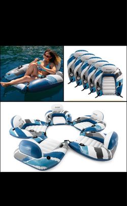 New in Box Funtastic Five River Tubes - River Run Connect Island Float
