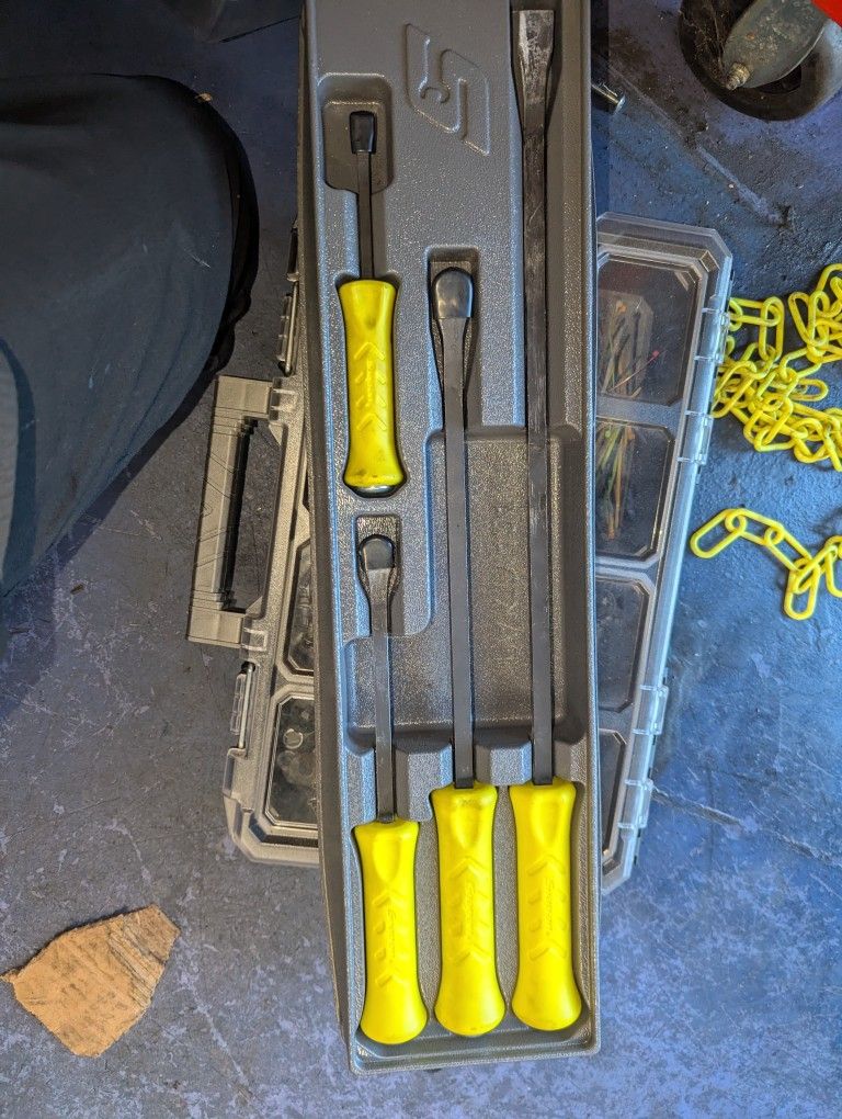 Snap On Pry Bar Set Hi Viz