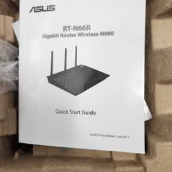ASUS RT-N66R - Wireless router - 4-port switch - GigE - Wi-Fi - Dual Band