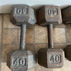 40 Lb Weights 
