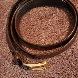 New Brown Leather Belt. 