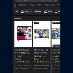 32 INCH SMART TV PICK UP ONLY
