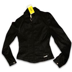 Versace Jeans Couture Black Jean Jacket Size XS