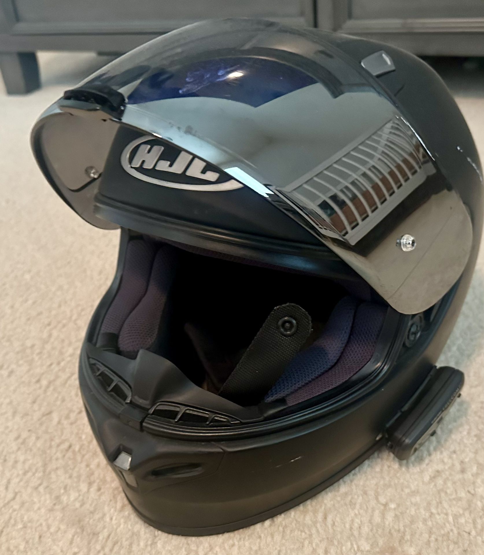 HJC FG-17 Motorcycle Helmet with FreeCom 