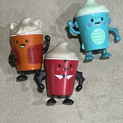 Wendy’s Frosty Werewolf, Red Vampire , Chilly Gilly lot of 3