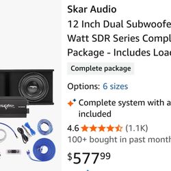 Skar Audio Dual 12" system