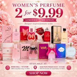 Women’s Perfume Sale – 2 for $9.99 | Limited Time Only