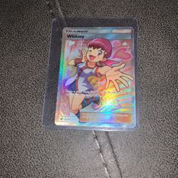 Whitney Illustration Art Trainer Pokémon Card (2018) PRICE IS NEGOTIABLE 