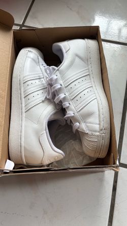 Adidas Superstar All-White Low-Top Sneakers