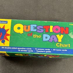 Question Of The Day Learning Cards