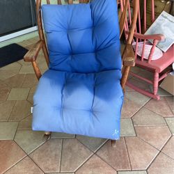 Antique Rocking Chair N Cushion