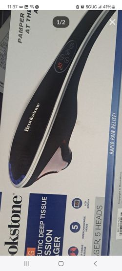 Brookstone Therapeutic Deep Tissue Percussion MassagerBrookstone Therapeutic Deep Tissue Percussion Massager