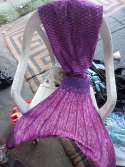 Pink mermaid tail