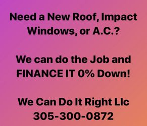 New Roof , Windows , And Ac systems