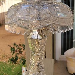 Vintage Crystal  Lamp