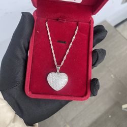 925 Silver Chain And Charm