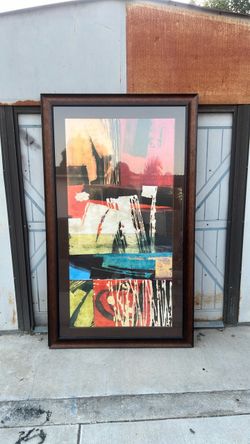 Abstract Painting (≈ 5.5ft tall)