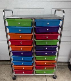 34" H × 25"" W Utility Cart with Wheels