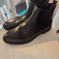 Nick Graham Mens Size 12 Black Chelsea Boots Black Faux Leather
Nick Graham
