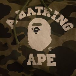 1st A Bathing Ape College Pullover Hoodies 