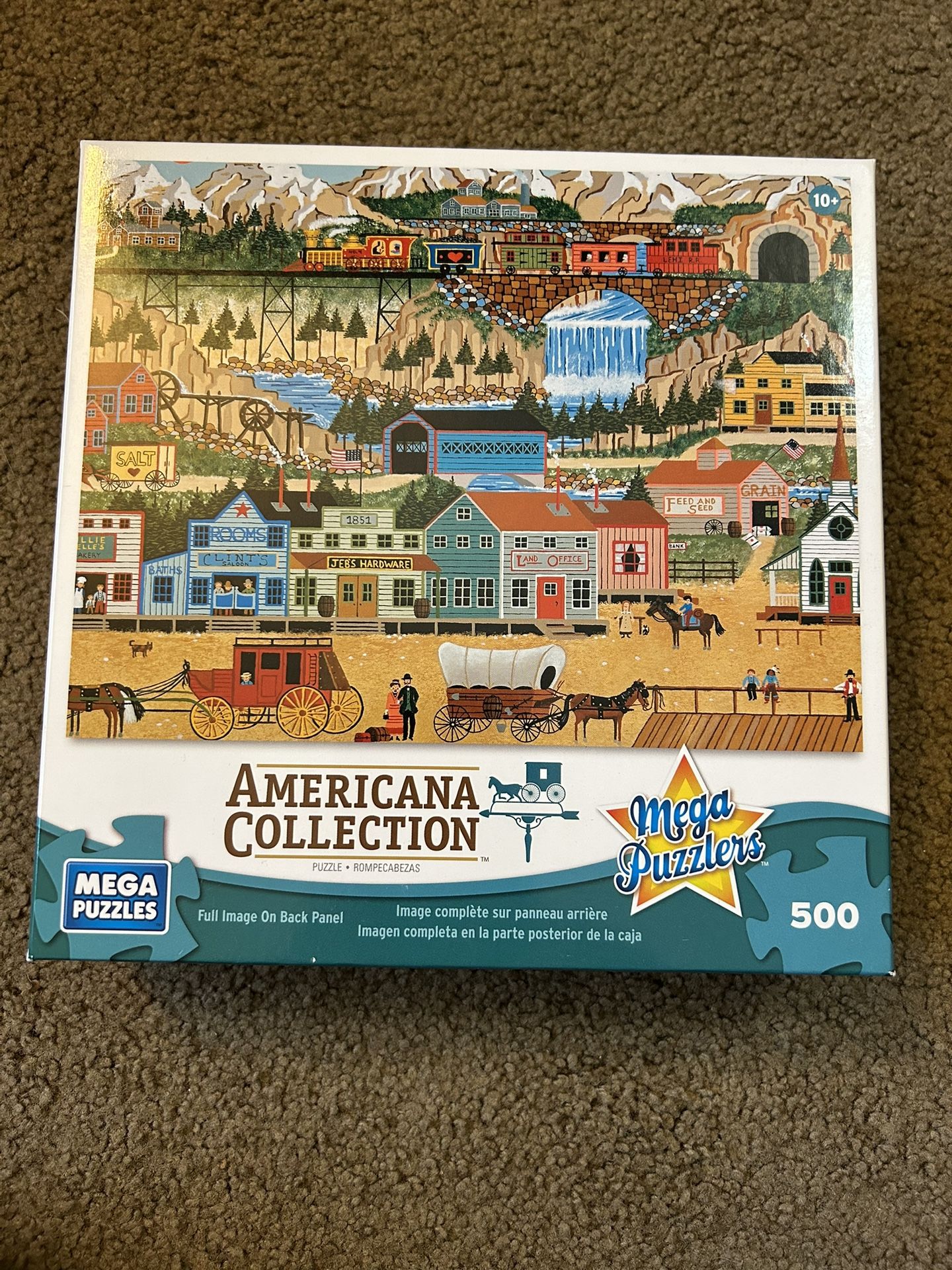 MEGA PUZZLERS American Collection: “Lehi Valley (Pennsylvania),” 500-pieces
