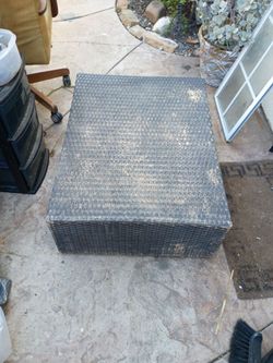 Free outdoor ottoman