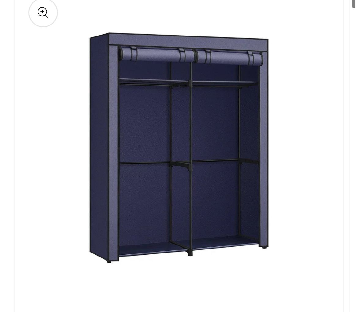 Portable Closet for Bedroom Dark Blue URYG002I02