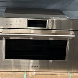 Wolf M Series 30” Stainless Steel Contemporary Single Electric Steam Wall Oven