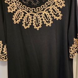 Gold Embroidered WOMENS TUNIC